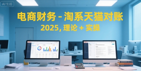 电商财务-淘系天猫对账2025，理论+实操-优优云网创
